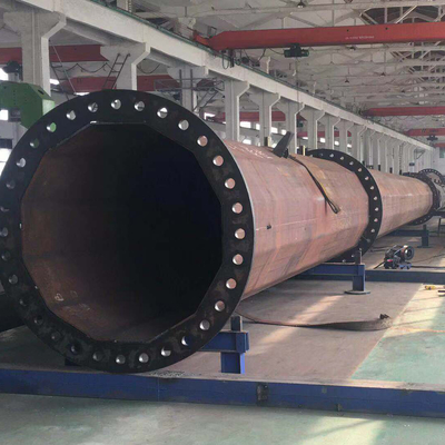 110kv گالوانیزه گالوانیزه قطب شش ضلعی 9 متر