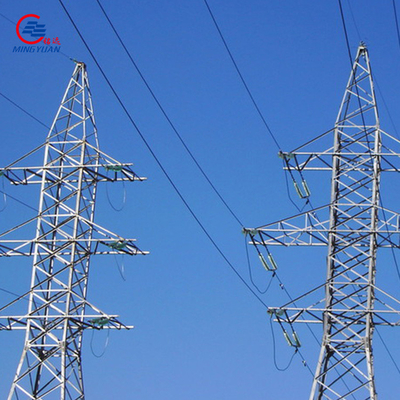 شبکه برق برج برق فشار قوی گالوانیزه Q355b خط انتقال 220kv