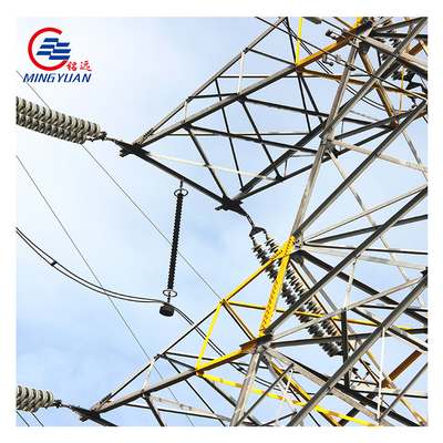 برج انتقال برق فشار قوی گالوانیزه Q345 ASTM A123